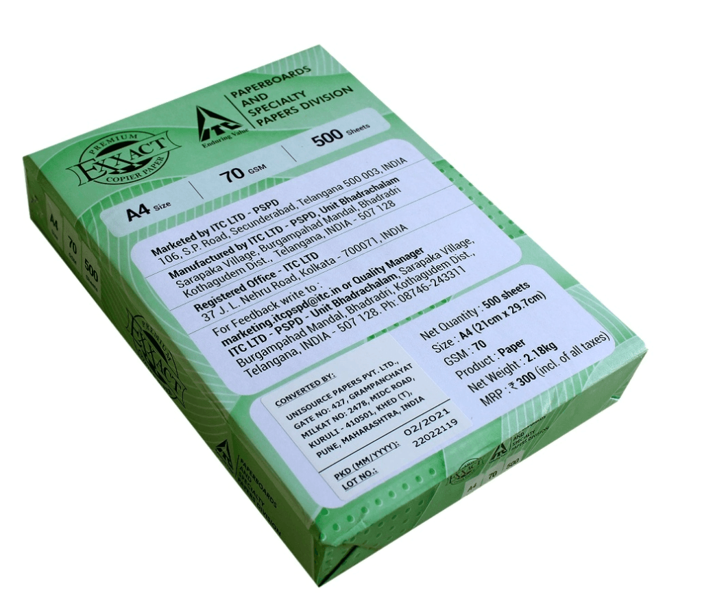 ITC A4 Copier Paper 70 GSM