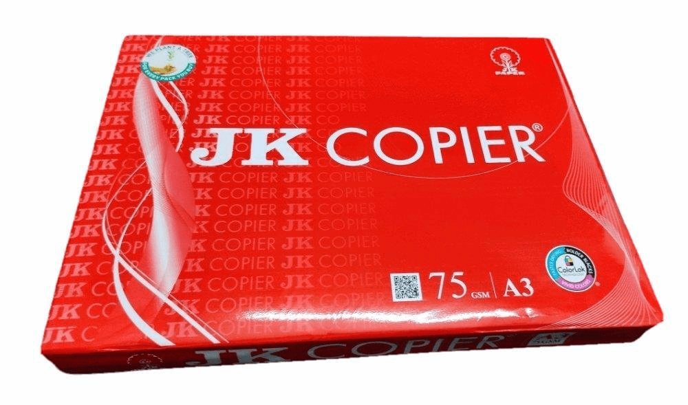 JK Red A3 Copier Paper 75 GSM