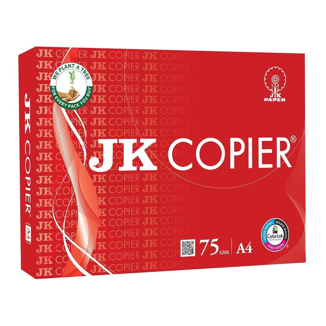 JK Red A4 Copier Paper 75 GSM